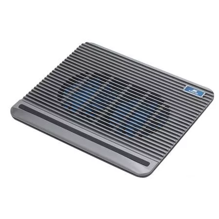 Notebook állvány, hűtőventilátorral, 15,6, RIVACASE 5555, ezüst (RNA5555)