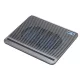 Notebook állvány, hűtőventilátorral, 15,6, RIVACASE 5555, ezüst (RNA5555)