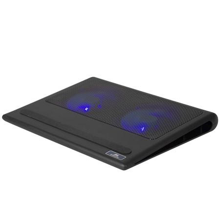 Notebook állvány, hűtőventilátorral, 17,3, RIVACASE 5557, fekete (RNA5557)