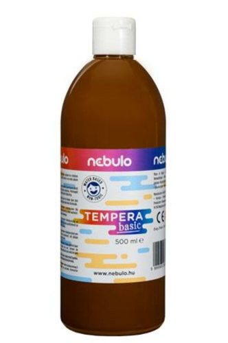 Tempera, 500 ml, NEBULO, barna (RNEBT500BA)