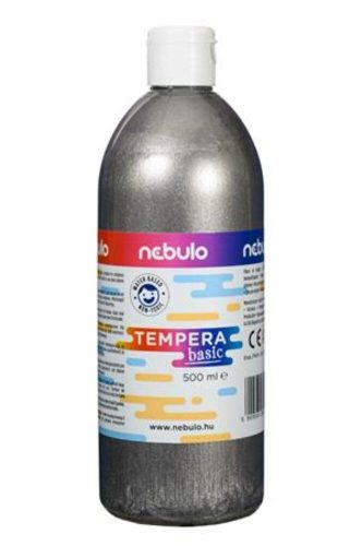 Tempera, 500 ml, NEBULO, ezüst (RNEBT500EZ)