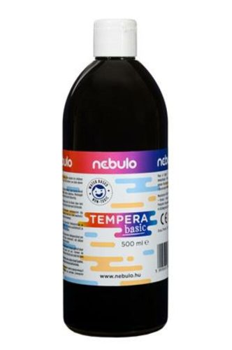 Tempera, 500 ml, NEBULO, fekete (RNEBT500FK)