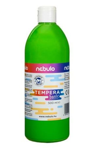 Tempera, 500 ml, NEBULO, világoszöld (RNEBT500VZO)