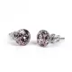 Fülbevaló, antikolt arany SWAROVSKI&reg; kristállyal, 8mm, ART CRYSTELLA&reg; (RSWF043)