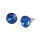 Fülbevaló, Capri kék SWAROVSKI® kristállyal, 8 mm, ART CRYSTELLA® (RSWF067)