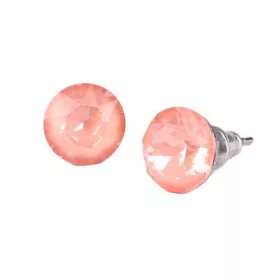   Fülbevaló, flamingó opál SWAROVSKI&reg; kristállyal, 8 mm, ART CRYSTELLA&reg; (RSWF068)