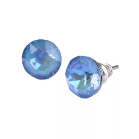   Fülbevaló, színjátszó kék opál SWAROVSKI&reg; kristállyal, 8 mm, ART CRYSTELLA&reg; (RSWF069)