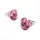 Fülbevaló, rózsaszín SWAROVSKI&reg; kristállyal, csúcsos, 8 mm, ART CRYSTELLA&reg; (RSWF072)