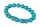 Karkötő, türkiz SWAROVSKI&reg; gyöngyből, fehér rondella kristállyal, 10mm, ART CRYSTELLA&reg; M (RSWK0116)
