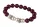 Karkötő, bíborlila-fehér SWAROVSKI&reg; gyöngyből, fehér rondella kristállyal, 10mm, ART CRYSTELLA&reg; M (RSWK0119)