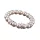 Karkötő, gyöngyházfehér SWAROVSKI&reg; gyöngyből, fehér rondella kristállyal, 10mm, ART CRYSTELLA&reg; (RSWK0124)