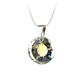   Nyaklánc, Nap formájú, fehér színjátszós SWAROVSKI&reg; kristállyal, 19mm, ART CRYSTELLA&reg; (RSWL033)