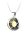 Nyaklánc, Nap formájú, fehér színjátszós SWAROVSKI® kristállyal, 19mm, ART CRYSTELLA® (RSWL033)