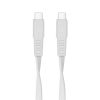 USB kábel, USB-C - USB-C, 1,2 m, RIVACASE PS6005, fehér (RUK6005W)