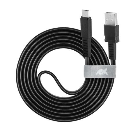 USB kábel, USB-microUSB, 1,2m, RIVACASE PS6000, fekete (RUKPS6000B)