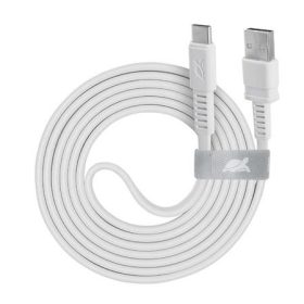   USB kábel, USB-USB-C, 1,2m, RIVACASE PS6002, fehér (RUKPS6002W)