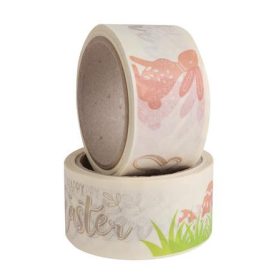   Csomagolószalag, papír, 50 mm x 20 m, VICTORIA FACILITY, húsvéti minta (RVCS20EA)