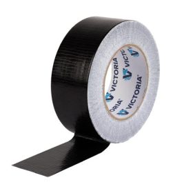   Ragasztószalag, 48mm x 50m,  szálerősített, szupererős, VICTORIA FACILITY, fekete (RVCST50F)