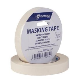   Festőszalag, 18 mm x 50 m, VICTORIA FACILITY, fehér (RVFSZ18F)