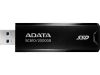 SSD (külső memória), 2TB, USB 3.2, 500/550MB/s, ADATA SC610, fekete-piros (SA610SC2T)