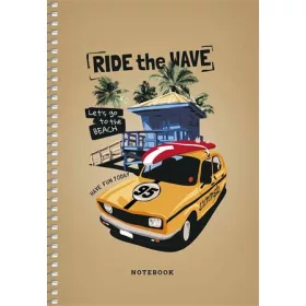   Spirálfüzet, A5, sima, 96 lap, SHKOLYARYK Student, vegyes (SB0966102)