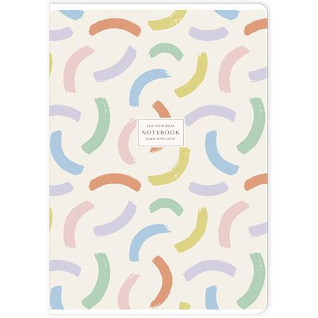 Füzet, tűzött, A4, vonalas, 40 lap, SHOLYARYK Notebook, vegyes (SB405229L)