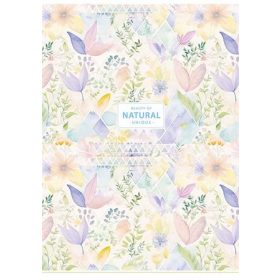   Füzet, tűzött, A4, kockás, 80 lap, SHKOLYARYK Natural, vegyes (SB805231K)