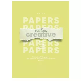   Füzet, tűzött, A4, kockás, 80 lap, SHKOLYARYK Notes Creative, vegyes (SB805244K)