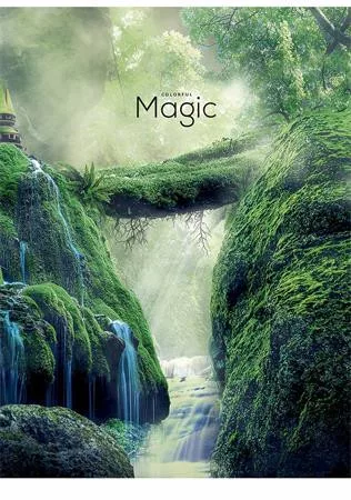 Füzet, tűzött, A4, vonalas, 80 lap, SHKOLYARYK Colorful Magic, vegyes (SB805263L)