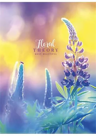 Füzet, tűzött, A4, vonalas, 80 lap, SHKOLYARYK Floral Teory, vegyes (SB805266L)