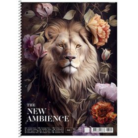   Spirálfüzet, A4+, vonalas, 80 lap, SHKOLYARYK The New Ambience, vegyes (SB806519L)