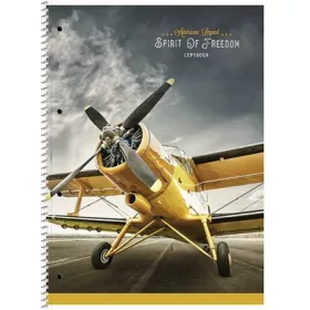   Spirálfüzet, A4+, vonalas, 80 lap, SHKOLYARYK Spirit of Freedom, vegyes (SB806710L)