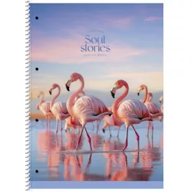   Spirálfüzet, A4+, vonalas, 80 lap, SHKOLYARYK Soul Stories, vegyes (SB806711L)