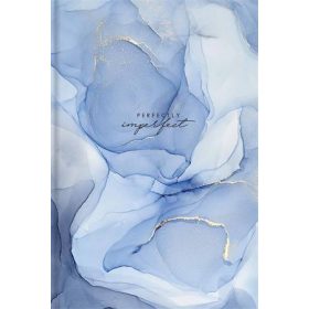   Jegyzetfüzet, B5, vonalas, 80 lap, keményfedeles, SHKOLYARYK Imperfectly perfect, kék (SB807070L)