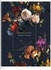 Spirálfüzet, A4+, kockás,,80 lap, SHKOLYARYK Renaissance flowers, vegyes (SB80999K)