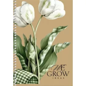   Spirálfüzet, A5, sima, 96 lap, SHKOLYARYK We Grow, vegyes (SB966148)
