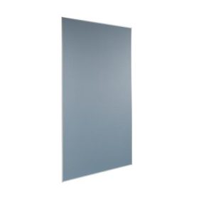   Moderációs textiltábla, alumínium kerettel, 90x180 cm, kétoldalas, SIGEL, Meet up, szürke (SDMU010)