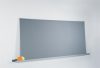 Moderációs textiltábla, alumínium kerettel, 90x180 cm, kétoldalas, SIGEL, Meet up, szürke (SDMU010)
