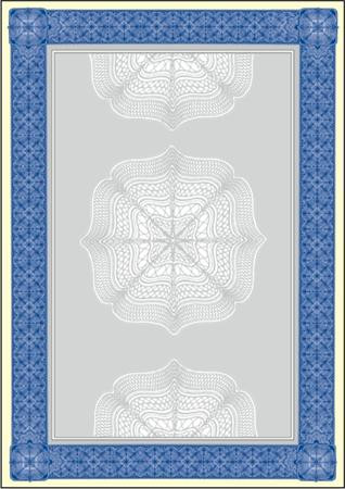 Előnyomott papír, A4, 185 g, SIGEL Oklevél, kék (SDP490)