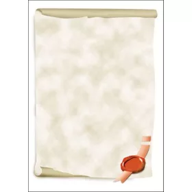 Előnyomott papír, A4, 185 g, SIGEL Viaszpecsét (SDP521)