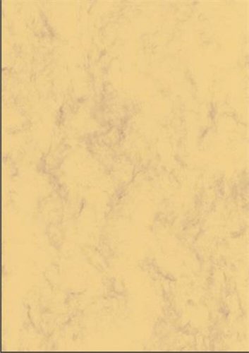 Előnyomott papír, kétoldalas, A4, 200 g, SIGEL, homokbarna, márványos (SDP553)