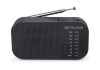 Rádió, hordozható, MUSE, M-025R, fekete (SHM025R)