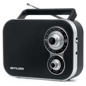 Rádió, hordozható, MUSE, M-051R, fekete (SHM051R)