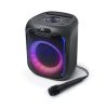 Hangszóró, Bluetooth, mikrofonnal, LED fényekkel, 150W, MUSE M-1803DJ, fekete (SHM1803DJ)