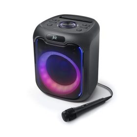   Hangszóró, Bluetooth, mikrofonnal, LED fényekkel, 150W, MUSE M-1803DJ, fekete (SHM1803DJ)