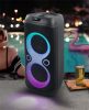 Hangszóró, Bluetooth, mikrofonnal, LED fényekkel, 600W, MUSE M-1937DJ, fekete (SHM1937DJ)