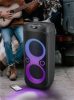 Hangszóró, Bluetooth, mikrofonnal, LED fényekkel, 600W, MUSE M-1937DJ, fekete (SHM1937DJ)