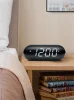 Rádió, órás, jumbo kijelző, MUSE, M-19GL, fekete (SHM19GL)