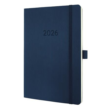 Naptár, A5, heti, 2026, puha borító, SIGEL Conceptum, éjkék (SIC2632)