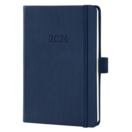 Naptár, A6, heti, 2026, kemény borító, SIGEL Conceptum, éjkék (SIC2663)